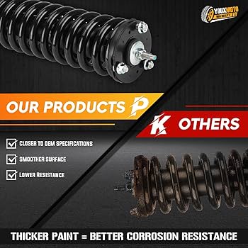 USトヨタ　2000年式　タコマ2wdフロントコイルスプリング　USED Amazon.com: A-Premium Front Pair (2) Complete Strut & Coil